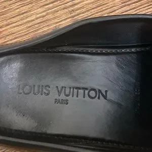 AUTHENTIC Louis Vuitton black leather moccasin with dust bags Louis Vuitton | Shoes | Authentic Louis Vuitton Black  main image 4